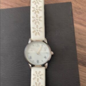 Analog Floral Perforated Women Watch